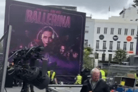 Leicester Square is currently being transformed to host the premiere of tonight’s world premiere of Ballerina in the capital.