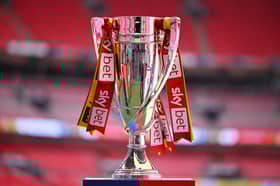 The Sky Bet Championship Play-Off Final trophy