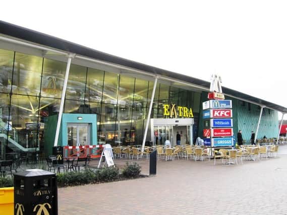 A general view of Cobham Services