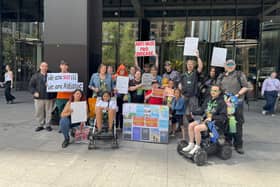Protesters target Amazon HQ London over 'harmful' book sales