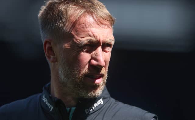 West Ham manager Graham Potter is in the market for a new marksman.