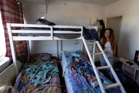 Shanice Aird in her children's bedroom