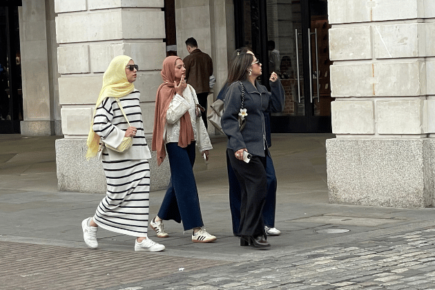 Strutting in stripes
