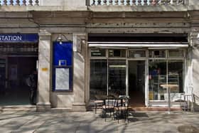 Temple Bar recevied a food hygiene rating of zero in February. Temple Bar Cafe outside Temple station on Victoria embankment