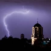 It's going to be a washout weekend here in London as the Met Office issues a thunderstorm warning