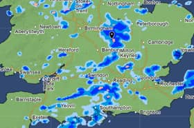 Met Office map shows when heavy rain is forecast to hit the UK.