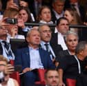 Sir Alan Sugar watches Spurs play in 2019.