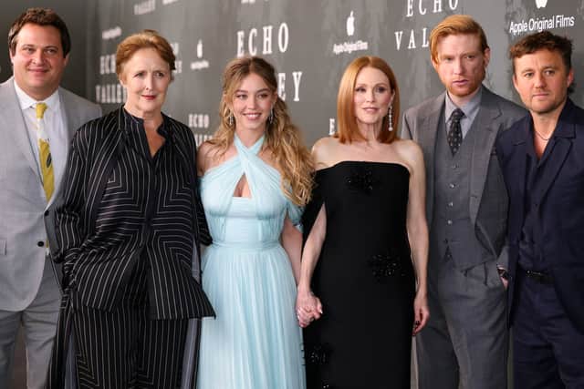 Sydney Sweeney stunned alongside her co-stars at last night’s premiere