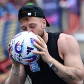 Sam Thompson is one of the famous Londoners taking part in Soccer Aid this weekend