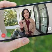 See, hear and speak to visitors remotely with the Ring Video Doorbell’s live HD video and two-way talk features