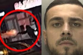 Kye Lemathy opens fire on street.