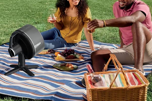 Perfect for picnics, Shark's Flexbreeze can run for up to 24 hours - and it's weatherproof