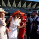Racegoers celebrate at Royal Ascot, last year. 