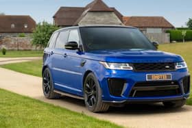 The Range Rover Sport SVR has an incredible V8 engine