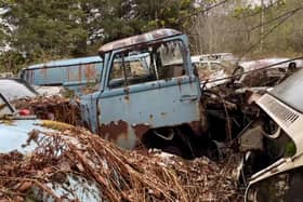 Old and rusted vehicles 