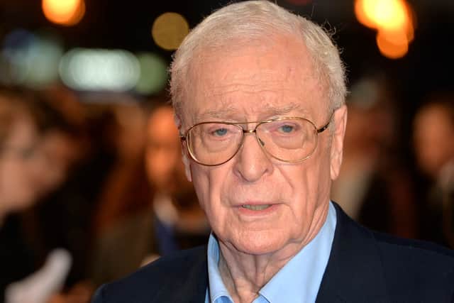 Sir Michael Caine attends the UK Premiere of "The Last Witch Hunter" at Empire Leicester Square on October 19, 2015 in London