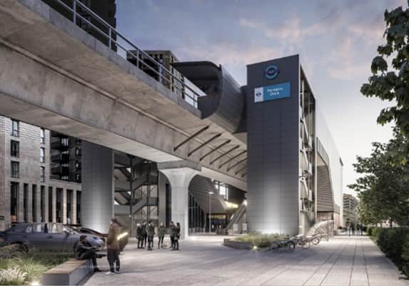 Artist's impression of new look Pontoon Dock