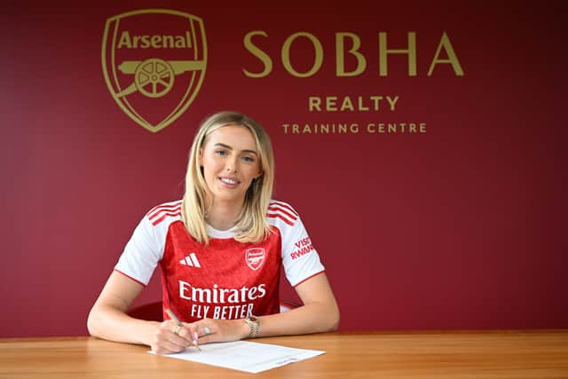 Arsenal unveils new signing Chloe Kelly at Sobha Realty Training Centre