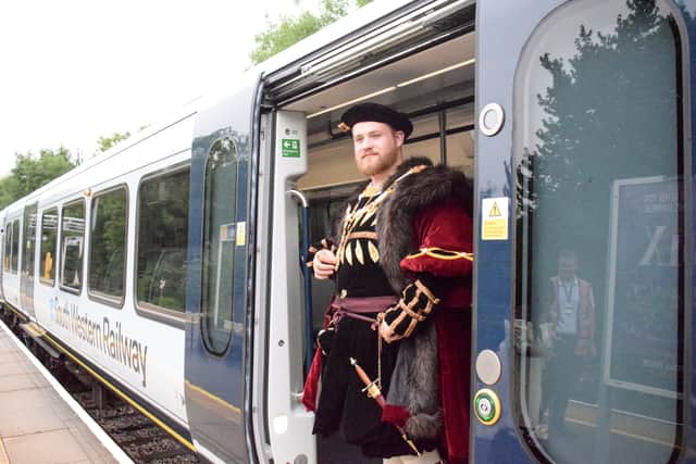 Henry boarded the train at Waterloo Station