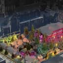 An artist's impression of what the new annual Christmas market Après Kingston could look like.
