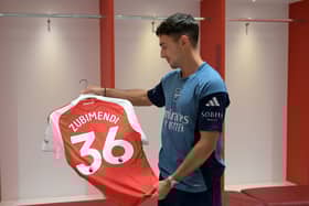 Zubimendi will wear the number 36