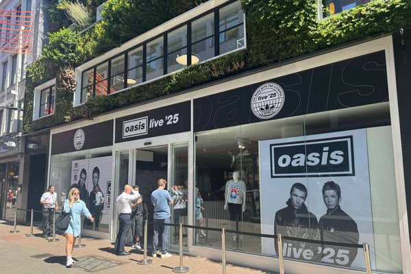 An Oasis Live '25 merch store has opened on Carnaby Street 
