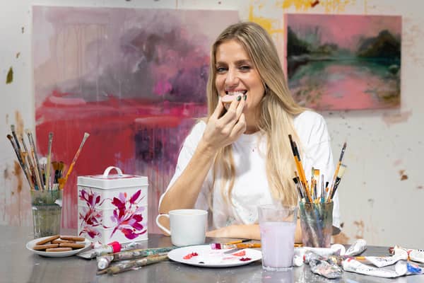 Sophie Tea created epic biscuit tins at her pop-up in Shoreditch
