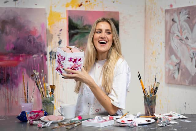 Sophie Tea has created beautiful biscuit tins for McVitie's