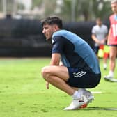 Kai Havertz in Arsenal training.