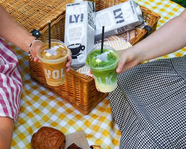 Latte-loving Londoners can get a free iced matcha this weekend thanks to Yolk and Oatly 