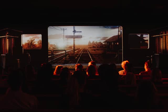 Fans are taken on a journey aboard a train to Elvis’ hometown as part of the experience.