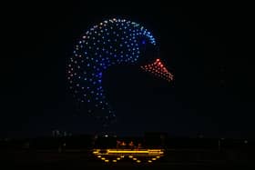 The stunning display is poised to be an epic performance of drones and classical music 