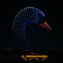 The stunning display is poised to be an epic performance of drones and classical music 