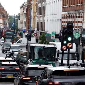 Traffic in Putney High Street
