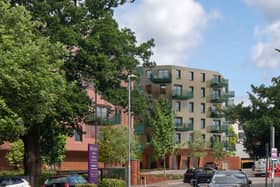 Early CGI for the plans for Coombe Road