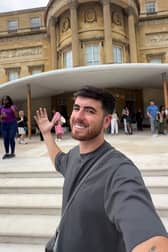 Callum Ryan visited a "secret" Buckingham Palace café.