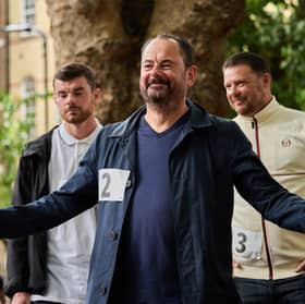 Mr Bigstuff stars Ryan Sampson and Harriet Webb host a Danny Dyer lookalike contest in celebration of the new series