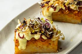 Swede and potato hash browns 