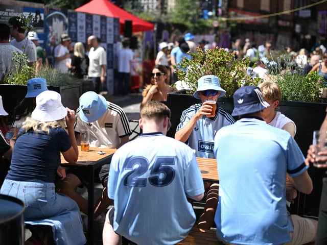 Grab a pint and a bite to eat before you head to see Oasis at Wembley tonight. 