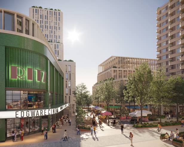 The mega development plans for a new neighbourhood near Edgware Underground Station