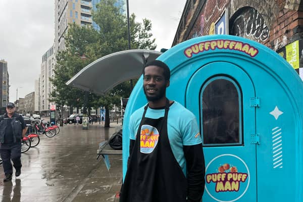 Kenneth Ikpefuran of Puff Puff Man in Shoreditch