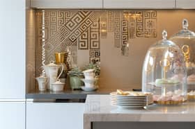 Every part of the apartment has been lovingly designed by Dontella Versace 
