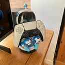 Astro Bot PlayStation handset and phone holder by The Cable Guys