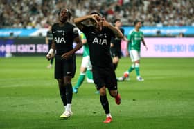 Brennan Johnson celebrates scoring against Newcastle United.
