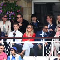 Rolling Stone Mick Jagger spotted watching the cricket in London