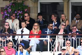 Rolling Stone Mick Jagger was spotted watching the cricket at The Kia Oval in London yesterday.