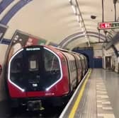One of the new trains for the Piccadilly line