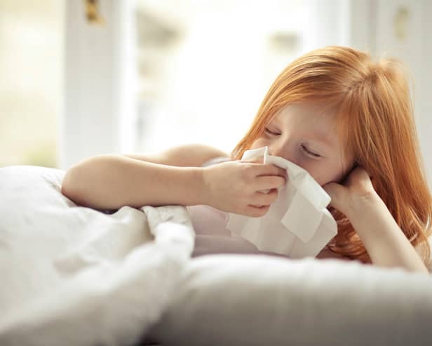 A leading pharmacist is urging parents to know the symptoms of hay fever, cold and the flu in their children.