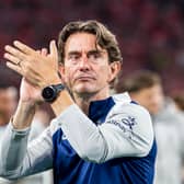Tottenham Hotspur head coach Thomas Frank applauds the fans during pre-season.