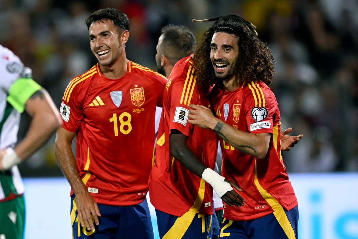 8/10 Arsenal duo outshine Lamine Yamal with goal and assist as Spain cruise to Bulgaria victory